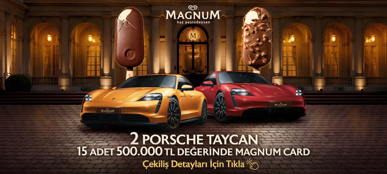 Magnum 2026 Çekiliş Kampanyası: Porsche ve Hediye Kartı Fırsatı!
