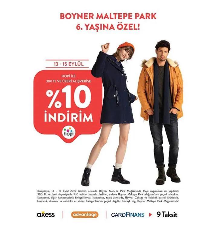 Maltepe Park Boyner 6 yaşında!