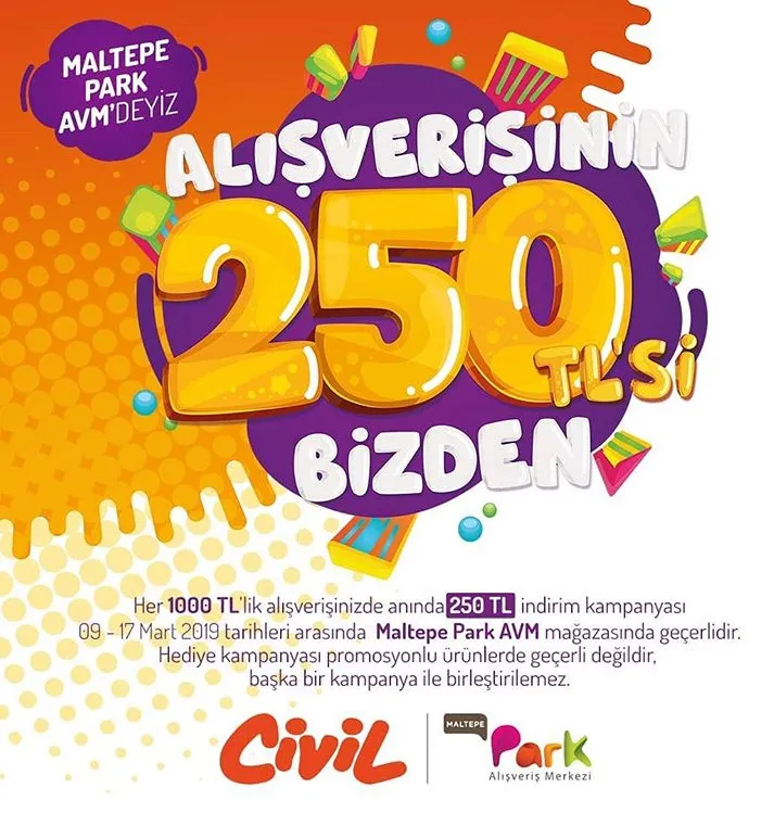 Açılışa özel indirim fırsatı Maltepe Park Civil'de. 