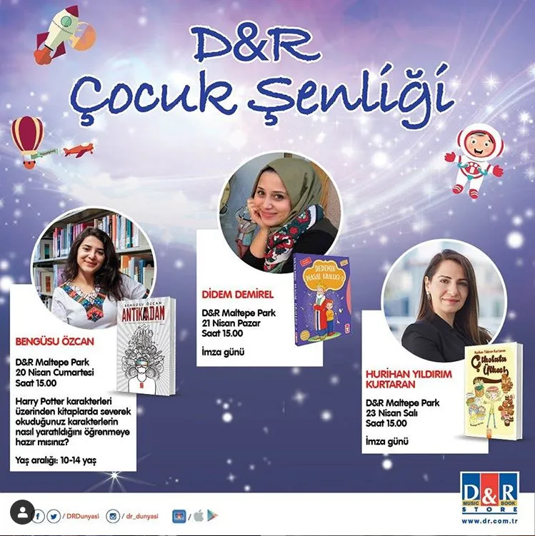 D&R Çocuk Şenliği Maltepe Park'ta D&R Çocuk Şenliği Maltepe Park'ta