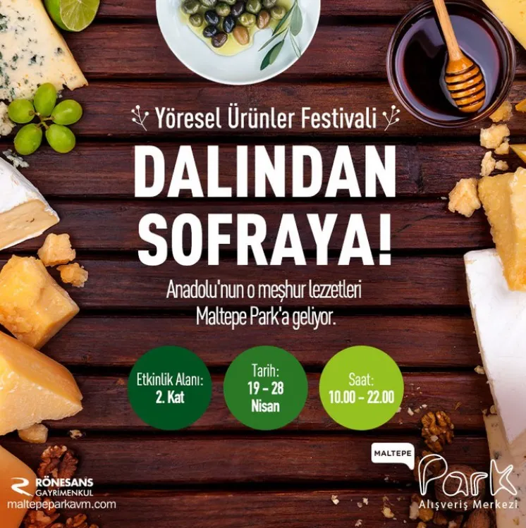 Maltepe Park Yöresel Ürünler Festivali! Maltepe Park Yöresel Ürünler Festivali!