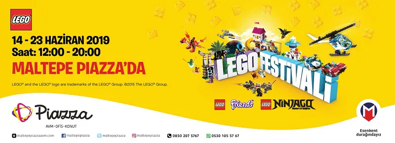 Maltepe Piazza Lego Festivali Başlıyor!