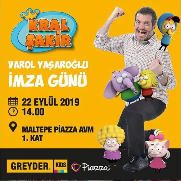 Maltepe Piazza Varol Yaşaroğlu İmza Günü!