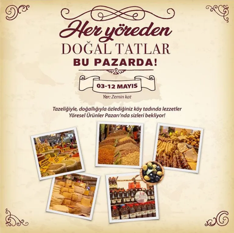 Maltepe Piazza Yöresel Ürünler Pazarı! Maltepe Piazza Yöresel Ürünler Pazarı!