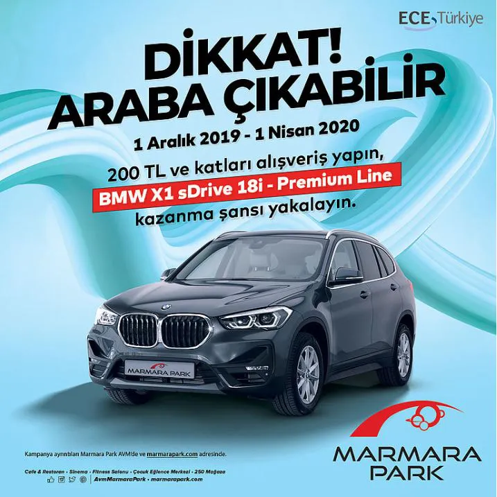 Marmara Park BMW X1 Çekiliş Kampanyası!