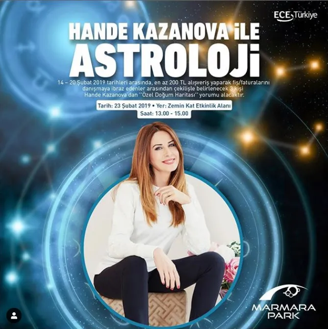 Hande Kazanova ile Astroloji Marmara Park'ta Sizinle!