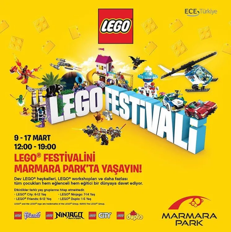 Lego Festivali Marmara Park'ta! Lego Festivali Marmara Park'ta!