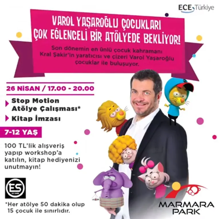Çocuklar Marmara Park'ta ''Stop motion animasyon'' öğreniyor! Çocuklar Marmara Park'ta ''Stop motion animasyon'' öğreniyor!