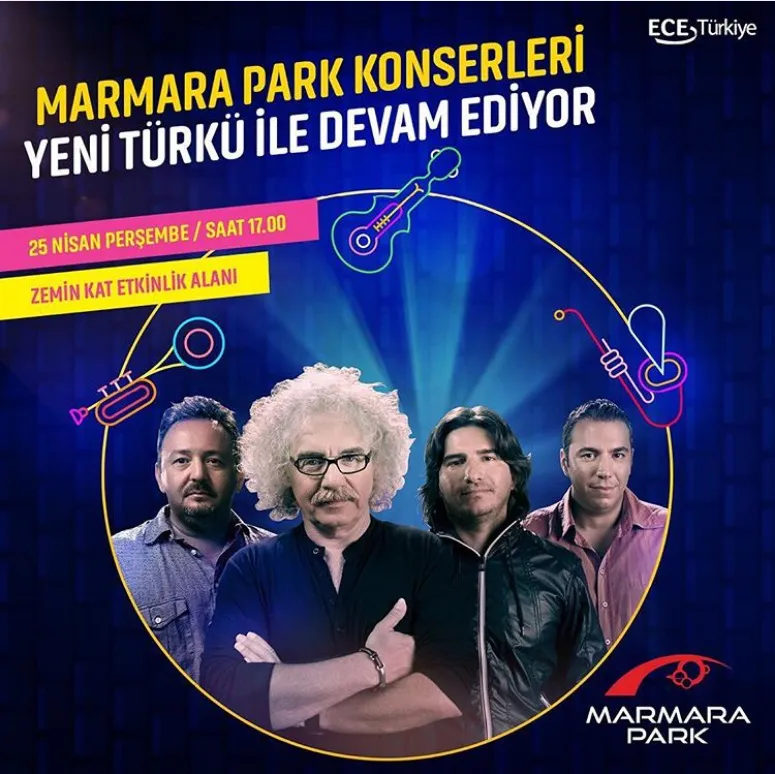 Marmara Park konserleri Yeni Türkü ile devam ediyor! Marmara Park konserleri Yeni Türkü ile devam ediyor!