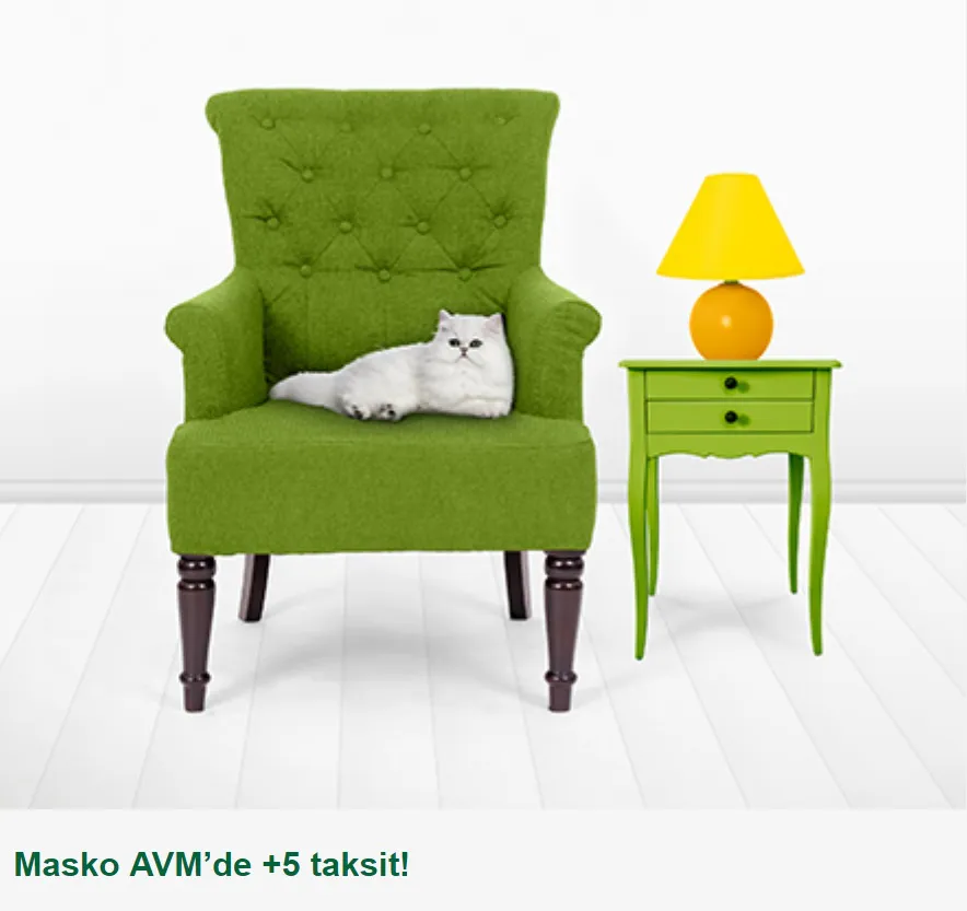 Bonus ile Masko AVM’de +5 taksit!