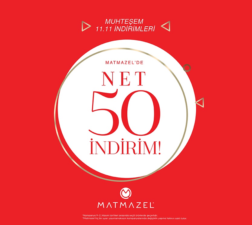 Matmazel'de Muhteşem 11.11 Fırsatı! Matmazel'de Muhteşem 11.11 Fırsatı!