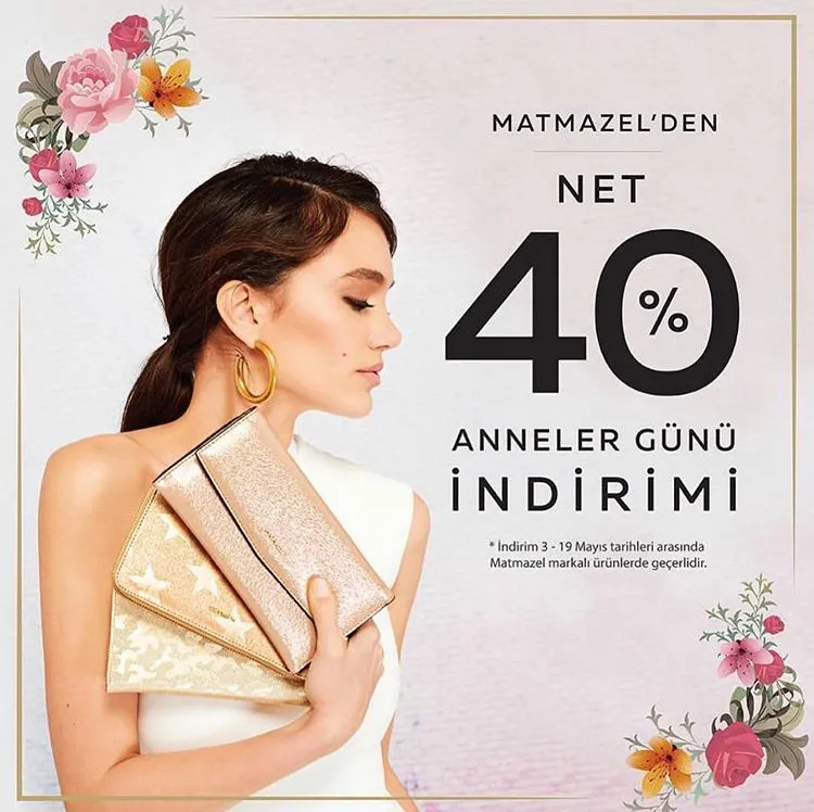 Matmazel'den Net %40 Anneler Günü İndirimi! 