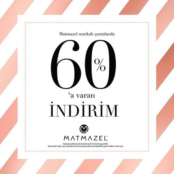 Matmazel'de %60’a varan indirim