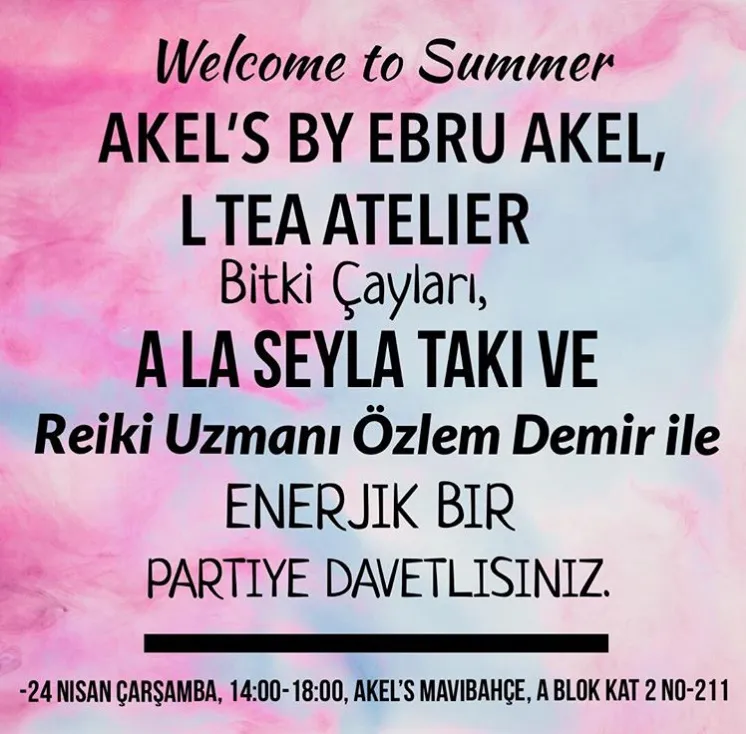Akel’s By Ebru Akel’de yaklaşan yaz sezonuna enerji dolu bir karşılama! Akel’s By Ebru Akel’de yaklaşan yaz sezonuna enerji dolu bir karşılama!