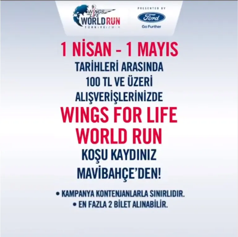 Wings for Life World Run Koşu Kaydı MaviBahçe'den! Wings for Life World Run Koşu Kaydı MaviBahçe'den!