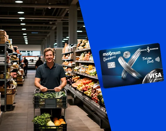 Gıda ve Market Alışverişlerini Sonradan Taksitlendir! Maximum Business Kart Kampanyası