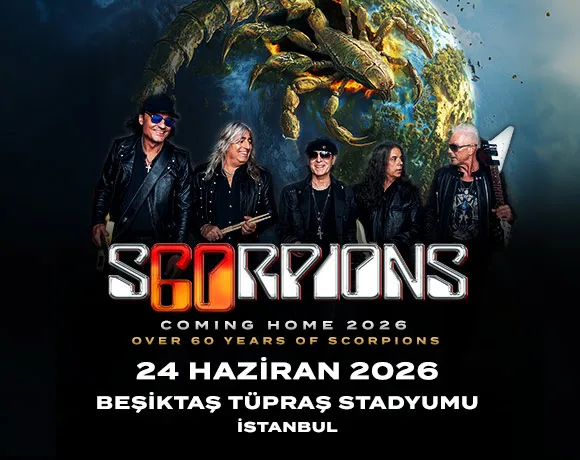 Maximum ile Scorpions Konser Biletleri %15 İndirimli!