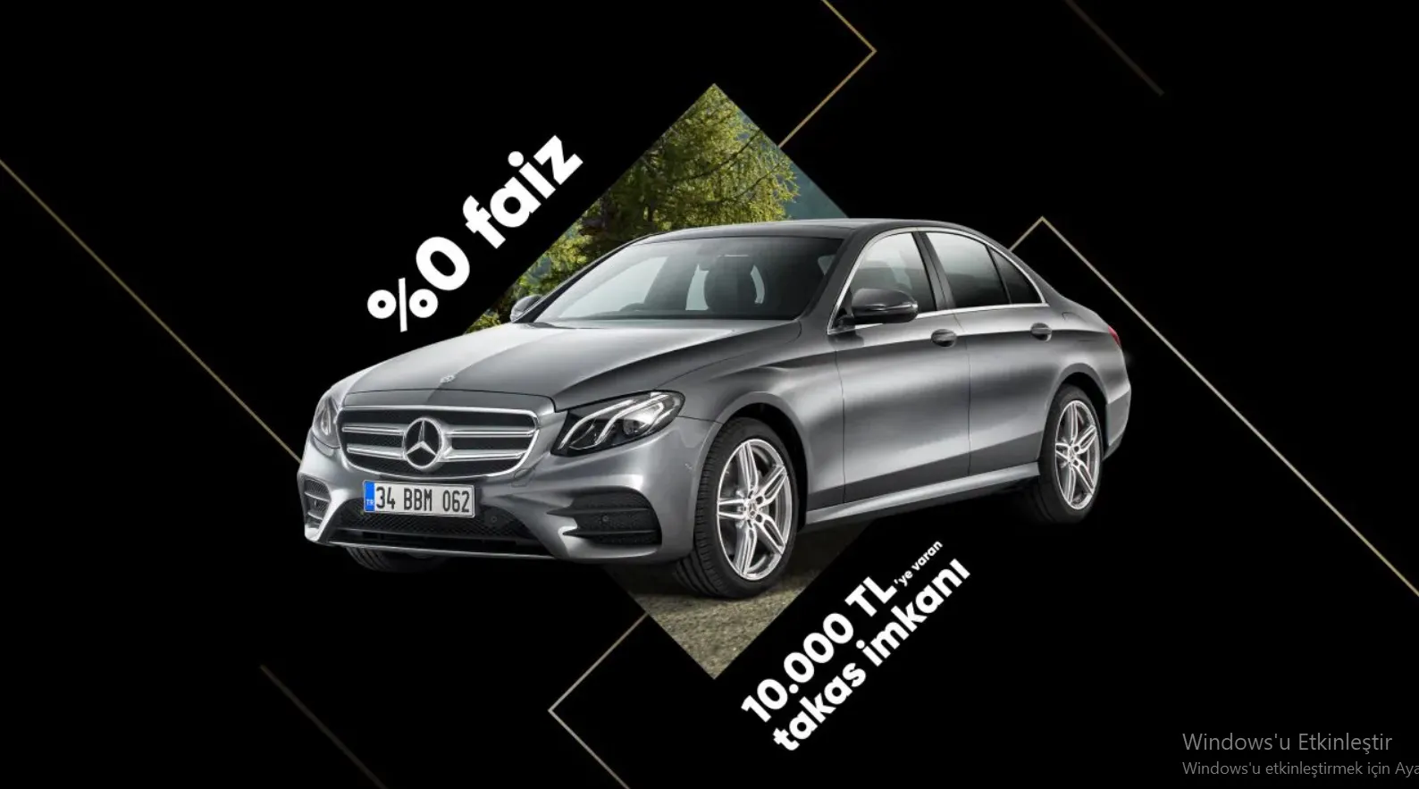 Mercedes E-Serisi %0 faiz, 10.000 TL takas imkanı! Mercedes E-Serisi %0 faiz, 10.000 TL takas imkanı!
