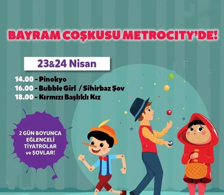 23 Nisan coşkusu MetroCity’de!