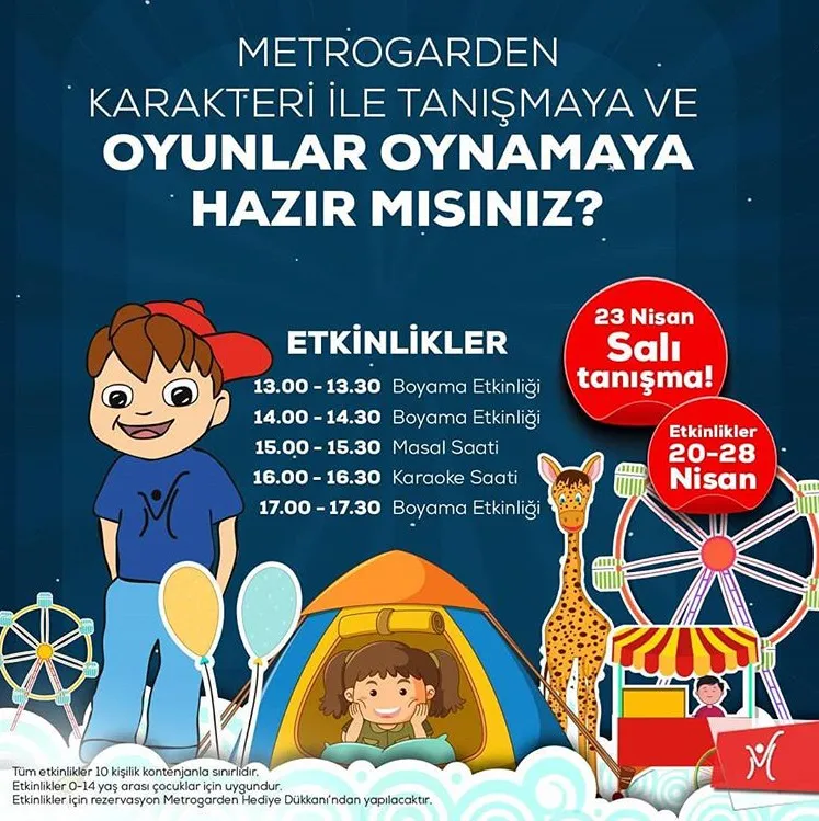 Metrogarden karakteri ile tanışmaya ve oyunlar oynamaya hazır mısınız? 