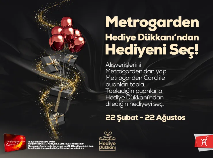 Metrogarden Hediye Dükkanı'ndan Hediyeni Seç!