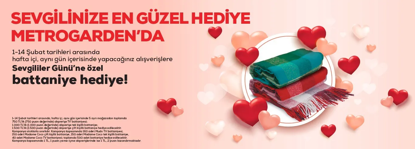 Sevgilinize En Güzel Hediye Metrogarden'da!