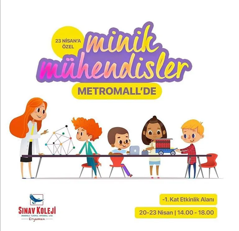 Minikler Metromall'de eğlenirken öğrenmeye devam ediyor!