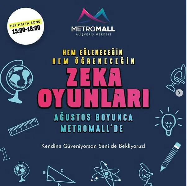 MetroMall Zeka Oyunları Etkinliği! MetroMall Zeka Oyunları Etkinliği!