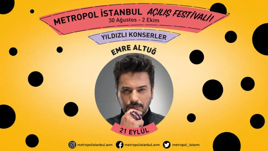 Metropol İstanbul Emre Altuğ Konseri! Metropol İstanbul Emre Altuğ Konseri!