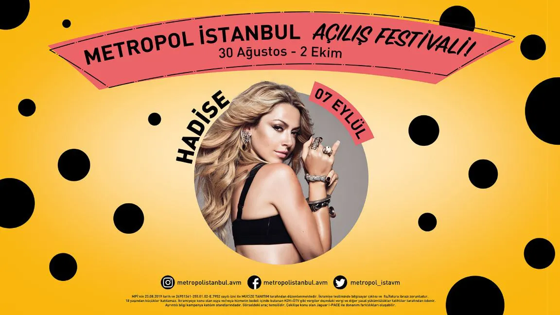 Metropol İstanbul Hadise Konseri!