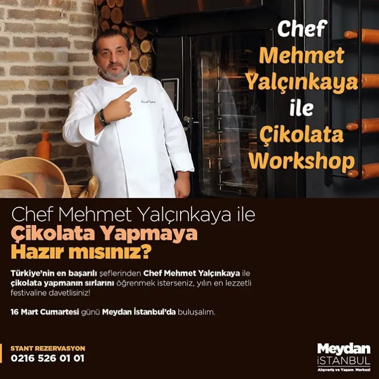 Chef Mehmet Yalçınkaya ile Çikolata Workshop!