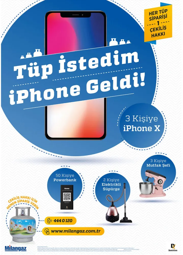 Milangaz iPhone X Çekiliş Kampanyası! Milangaz iPhone X Çekiliş Kampanyası!