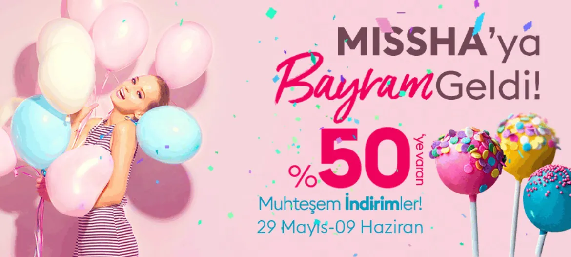 Missha’da %50'ye varan muhteşem indirimler!