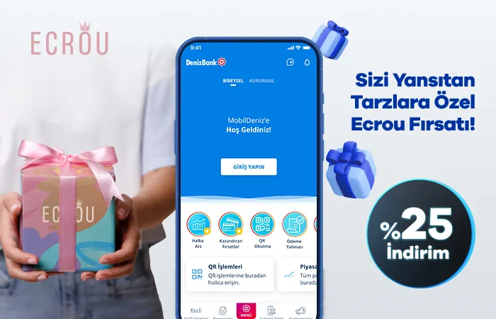 MobilDeniz ile Ecrou’da %25 İndirim Fırsatı!