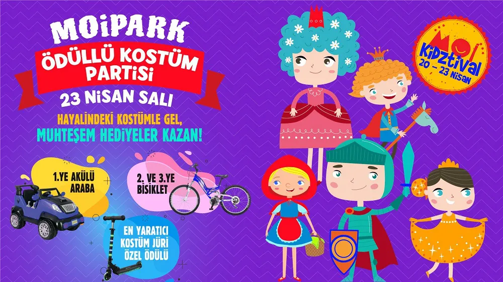 MoiPark Ödüllü Kostüm partisine çok az kaldı!