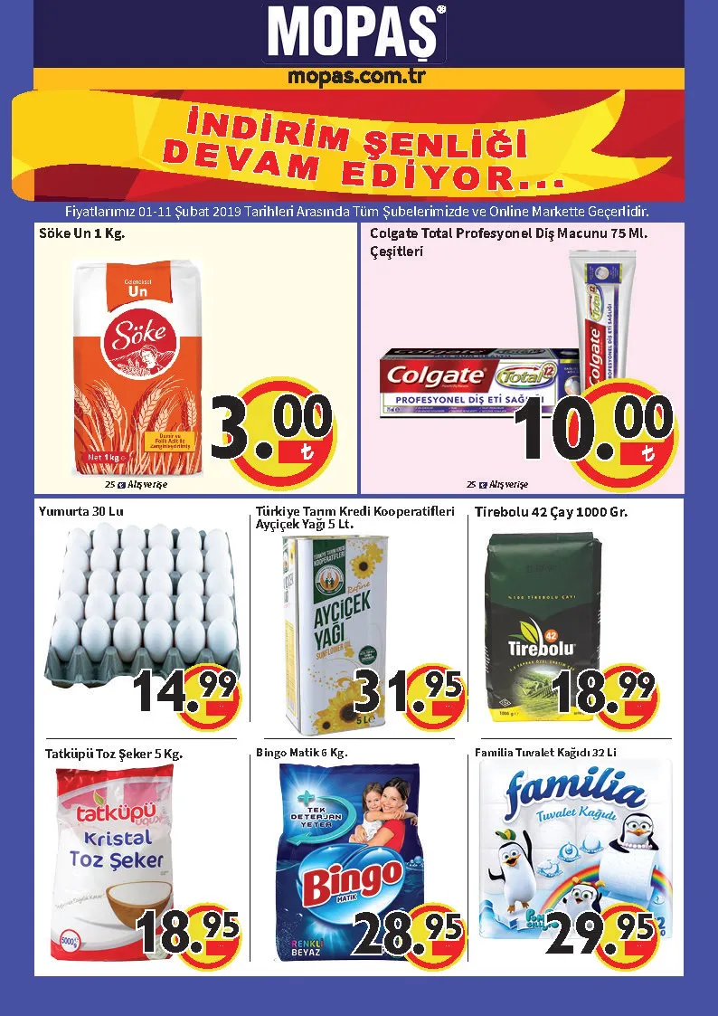 Mopaş 01 - 11 Şubat 2019 Aktüel İndirimli Ürünler! Mopaş 01 - 11 Şubat 2019 Aktüel İndirimli Ürünler!