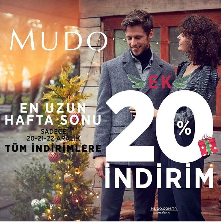 Mudo'da Tüm İndirimlere Ek %20 İndirim Fırsatı!