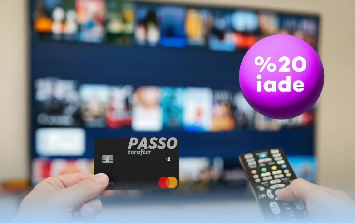 N Kolay ile Passo Taraftar banka kartınla dijital yayın platformu harcamalarına %20 iade!