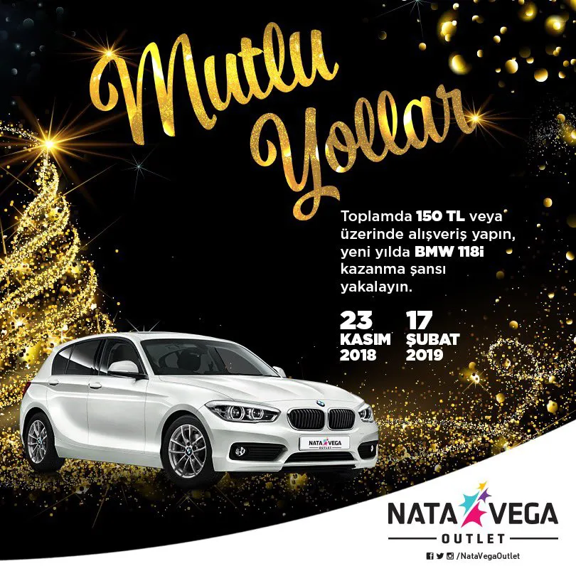 Nata Vega'da Yeni yıla BMW 118i ile girmek istermisiniz 

