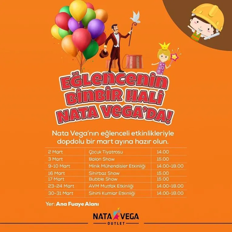 Eğlencenin Binbir Hali Nata Vega'da!
