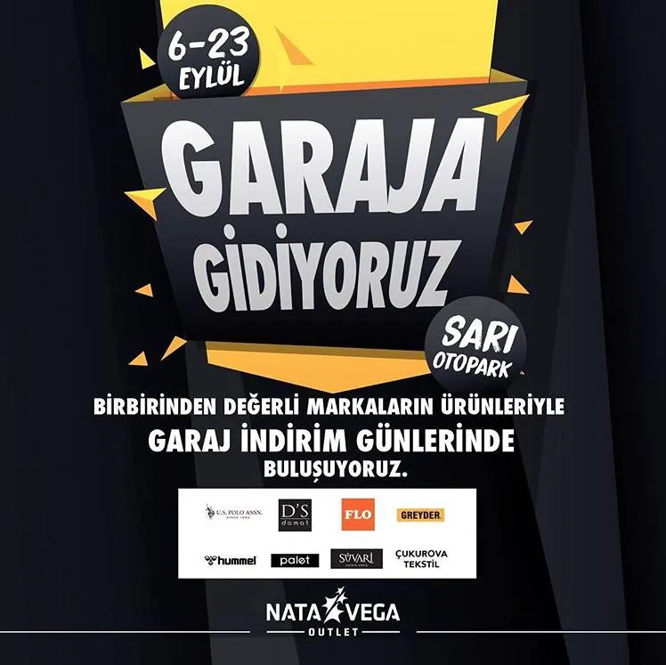 Nata Vega Outlet Garaj Günleri!