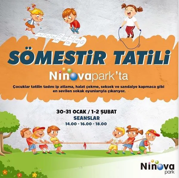 Ninovapark Sokak Oyunları Etkinliği! Ninovapark Sokak Oyunları Etkinliği!