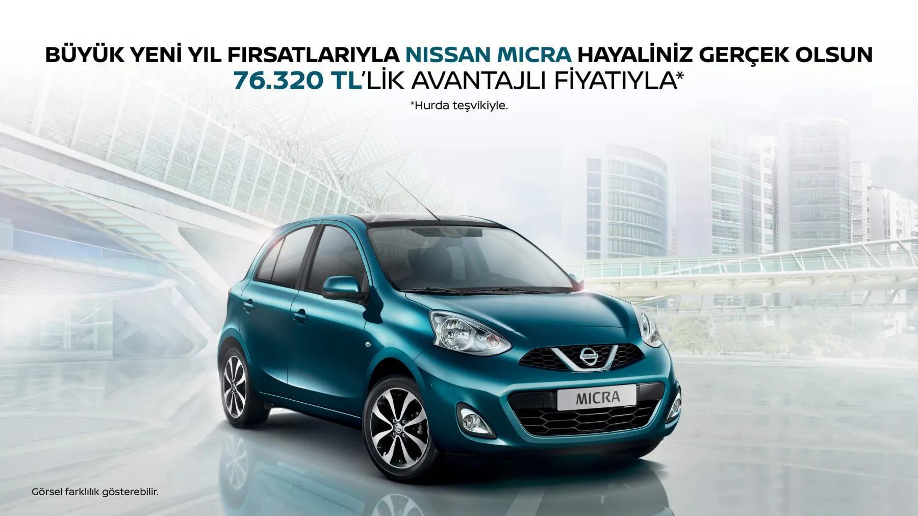 Büyük yeni yıl fırsatlarıyla Nissan Micra hayaliniz gerçek olsun!