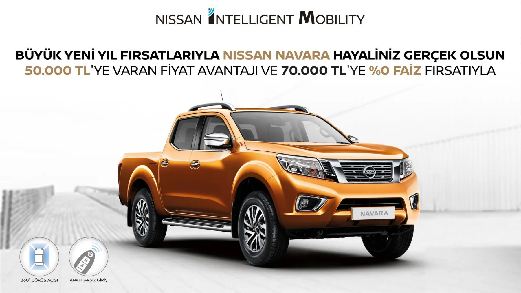 Büyük yeni yıl fırsatlarıyla Nissan Navara hayaliniz gerçek olsun!