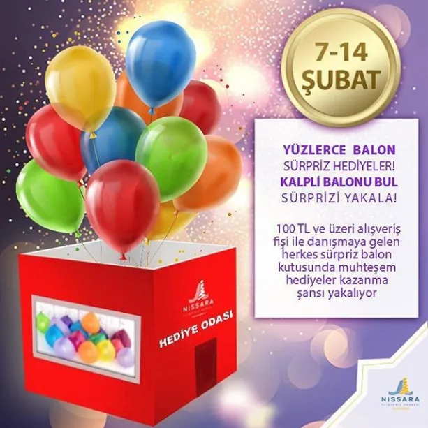 Nissara AVM'de Sevgililer Günü'ne Özel Yüzlerce Hediye Fırsatı! Nissara AVM'de Sevgililer Günü'ne Özel Yüzlerce Hediye Fırsatı!