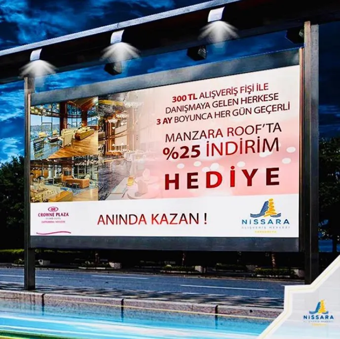 Gündüz Nissara’da alışveriş akşam Roof’ta keyif !