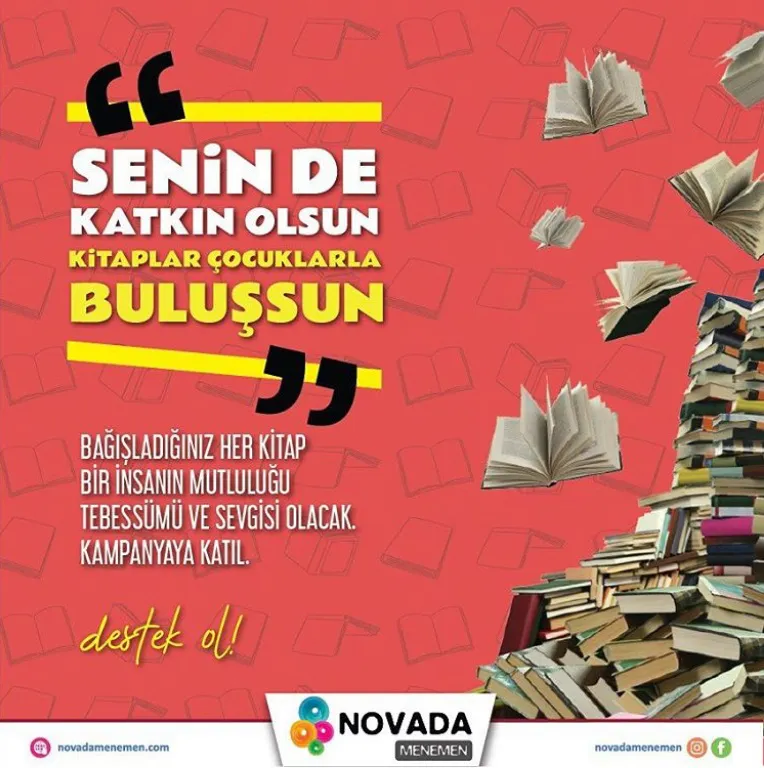 Senin de katkın olsun, kitaplar çocuklarla buluşsun. Senin de katkın olsun, kitaplar çocuklarla buluşsun.