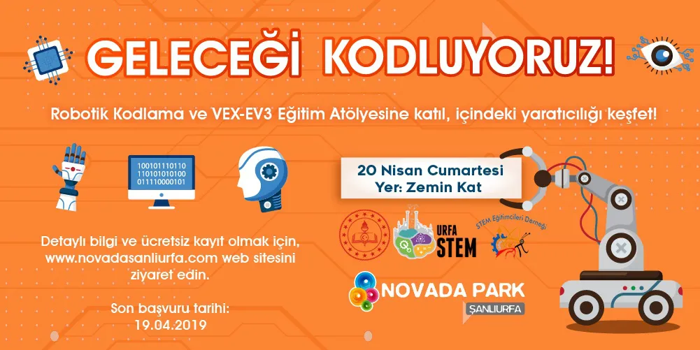 Novada Park Şanlıurfa'da Geleceği Kodluyoruz! Novada Park Şanlıurfa'da Geleceği Kodluyoruz!