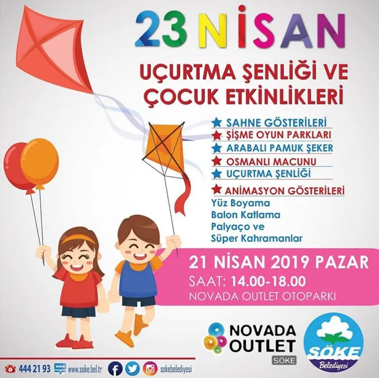 23 Nisan Uçurtma Şenliği ve Çocuk Etkinlikleri!