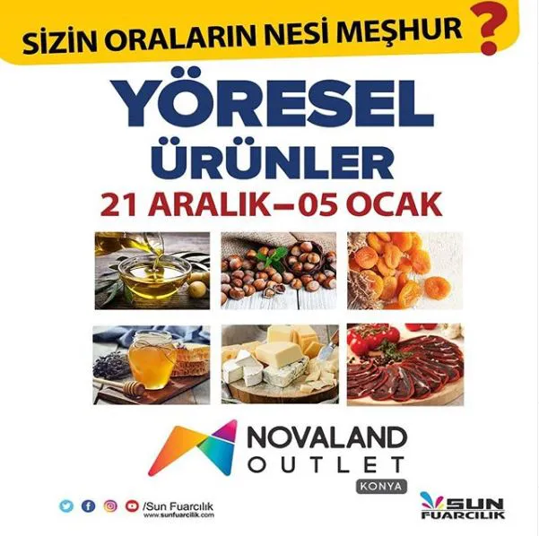 Novaland Outlet Yöresel Ürünler Etkinliği!